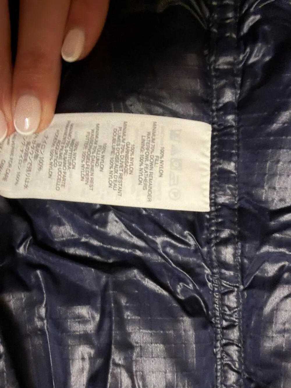 J. Crew Shiny Puffer Down Vest